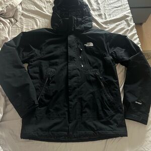 The North Face Black Performance Jacket with Hood and Insulation